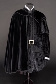 Blue Exorcist Mephisto, Elizabethan Costume, 17th Century Fashion, Medieval Clothes, Period Outfit, Medieval Clothing, Caravaggio, Historical Costume, Historical Dresses