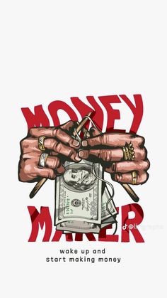 Money.💗 Money Design Art, Money Wallpaper Iphone, T Shirt Logo Design, Money Design, Shirt Logo Design, Print Design Art, Image Swag, Swag Cartoon, Graffiti Cartoons