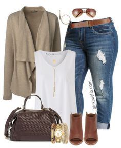 Cardigan Outfit Plus Size, Tan Cardigan Outfit, Plus Size Herbst, Cardigan Fall Outfit, Jeans Outfit Fall, Fall Cardigan, Plus Size Fall Outfit, Plus Size Fall