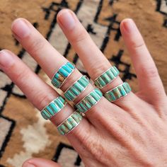 The Rhonda Rings Wild Rag, Pearl Cluster, Ring Stacking, Western Jewelry, Gifts Cards, Turquoise Jewelry, Earring Necklace, Ring Shopping, Turquoise Ring