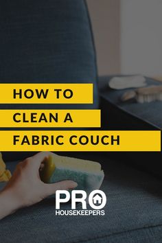 how to clean a fabric couch and sofa Clean Furniture, Cleaning Fabric, Fabric Couch, Cleaning Videos, Clean Couch, Construction Cleaning, Bathroom Tips, Home Cleaning Tips