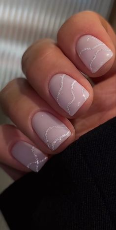 #маникюр #дизайнногтей #идеиманикюра #ногти #manicureideas #ideasdemanicura #frenchmanicure #nailart #naildesign #идеидизайнаногтей #красивыеногти #гельлак #маникюрдляначинающих #дизайнманикюра #маникюрфото #designperunghie  👍 Purple sparkle line minimalist nail in 2024 | Neutral nails, Nails, Gel nails 💯 Nails 2024 Winter Trends, Christmas Minimalist Nails, Minimalist Winter Nails, Nail January, Winter Nails Christmas, Nails January, Aria Style, Old Money Nails, January Nail