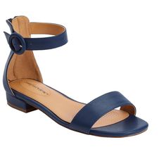 This timeless leather-like silhouette is a must-have for warm weather and sunny days ahead. Low Block Heel Sandal, Rhinestone Flats, Target Clothes, Footbed Sandals, Open Toe Shoes, Low Block Heels, Block Heels Sandal, Stacked Heel, Slide Sandals