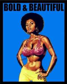 African American Pinup Art Print 8 x 10 - Pin Up Girl with Attitude - Bold and Beautiful - Strong Woman-------------------------------------------------------------------This art print poster was printed from original art created by me.  It features an African American pin up girl juxtaposed with the text "Bold and Beautiful."  It's a fun design for those who like to display a little attitude and enjoy the retro pinup aesthetic as well.  A cool piece of wall art.--------------------------------- Black Pin Up Girl, Pinup Aesthetic, Black Pin Up, Pam Grier, Foxy Brown, Pinup Art, Retro Pinup, Black Entertainment, Vintage Black Glamour