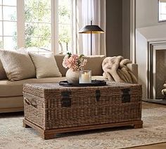 a living room filled with furniture and a fire place in front of a couch on top of a rug