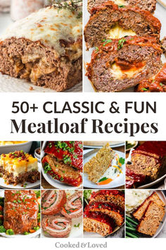 50 + classic and fun meatloaf recipes that are easy to make in minutes