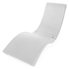 an image of a white chair cushion on a white background with clipping for text