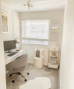 a bedroom with a desk and chair in it