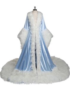 More Color: Picture Color, Custom Color Size: Please refer to Size Chart.Customize Size Closure: Open front. Fabric: Polyester Material: Polyester Stretch: Fabric is No Stretch Blue Christmas Outfit, Ice Outfit, Snow Dresses, Winter Wonderland Dress, Wedding Dress Coat, Snow Queen Dress, Ice Queen Dress, Christmas Core, Foster Home For Imaginary Friends