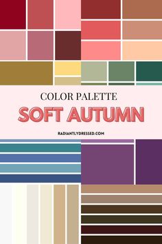 the color palette for soft autumn