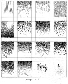 several different types of water patterns