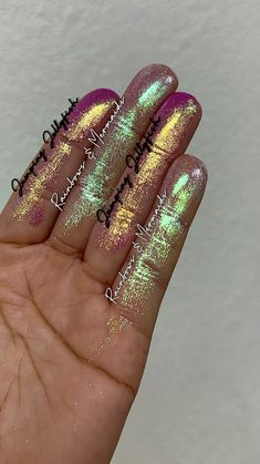 Rainbows & Mermaids is a gorgeous iridescent white multichrome that shifts pink, green and blue Product Details Handmade Vegan & Cruelty Free Super Pigmented Buttery & Easy to Blend Formula 26mm Pan Size No Fragrance Finely Milled & Top of the Line Ingredients Ingredients Mica, Isododecane, Dimethicone, Isopropyl Myristate, Copolymer, Boron Nitride, Silica, Nylon 12, Caprylyl Glycol, Phenoxyethanol, Hexylene Glycol May Contain (+/-) Titanium Dioxide, Oxides 77499, Tin Oxide DISCLAIMER: PLEASE RE Alien Makeup, Beauty Land, Bronzer Makeup, Rhinestone Makeup, Magnetic Palette, Shimmer Makeup, Lipstick Palette, Rainbow Mermaid, Birthday Makeup