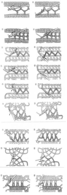 the instructions for how to crochet