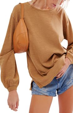 Free People Soul Song Long Sleeve Cotton Blend Top | Nordstrom Soul Songs, Cotton Top, Cotton Tops, Sleeve Cotton, Free People, Cotton Blend, Nordstrom, Songs, Long Sleeve