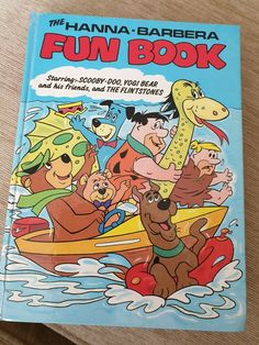 the hanna - barbera fun book is shown in this handout from an old children's book