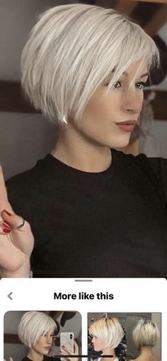 Cropped Hair, Short Layered Bob, Short Cropped Hair, Short Layered Bob Hairstyles, Pixie Crop, Layered Bob Short, Crop Hair, Chin Length, Shorter Hair