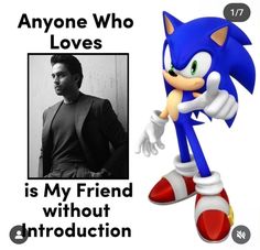 sonic the hedgehog is my friend without an instruction