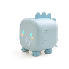 an alarm clock shaped like a cartoon character