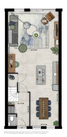 the floor plan for a small apartment