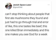 a tweet with the caption jewish space laser