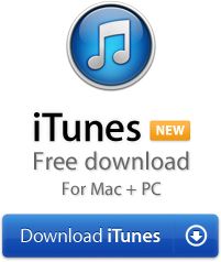 itunes music player with the itunes logo