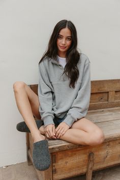 Oversized Sporty Tops For Lounging, Fall French Terry Sweatshirt For Lounging, French Terry Sweats For Lounging In Fall, Fall French Terry Sweats For Lounging, Winter Relaxed Loungewear Sweatshirt, Comfortable French Terry Sweater For Loungewear, Comfortable Gray Sweats With Ribbed Cuffs, Comfortable Hoodie With Ribbed Cuffs For Lounging, Comfy Sweats With Ribbed Cuffs