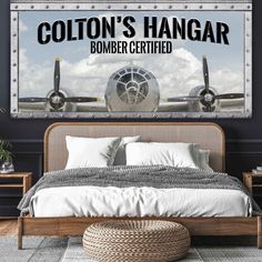 "Hang this B-29 Bomber wall art in your den or bedroom. This vintage airplane art is printed on an industrial style \"faux\" metal to look like the real thing! Industrial style Metal airplane art is distressed to look like real brushed metal. Perfect for any space. Available in brushed metal, acrylic, and canvas. Photography by Timothy Perroud. ❤️ HOW TO ORDER ❤️ To order, measure your space carefully! We provide a sizing guide to help you get an idea of size in relationship to your desired spac Wall Decor Industrial, Vintage Airplane Art, Airplane Artwork, Metal Airplane, Aviation Decor, Airplane Wall Art, Faux Metal, Airplane Wall, Lake House Signs