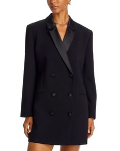 French Connection Azra Carey Blazer Mini Dress Blazer Mini Dress, Black B, French Connection, Above The Knee, Mini Black Dress, Pick Up, In Store, Buy Online, Relaxed Fit