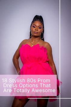 Bring back the glamour of the 80s with a vintage prom dress. Did you know that many iconic 80s fashion trends like bold colors, big shoulders and ruffles have recently made a comeback? #80spromdress #vintagestyle #fashion #womenfashion 80s Prom Dress Vintage, 80s Prom Outfits, 80’s Prom Dress, Modern 80s Fashion, 80s Prom Aesthetic, 80s Dresses Party, 80s Dresses Formal, 80s Prom Dress Costume, 80s Prom Party