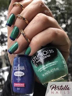 Unhas francesinha colorida passo a passo e fotos para você inspirar! Nail Swag, Nail Arts, Nails Nailart, Swag Nails, Shampoo Bottle, Nail Designs, Convenience Store Products, Nail Art, Personal Care