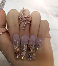 Emerald Nails, Nails Design With Rhinestones, Fabulous Nails, Beautiful Nail Art, Tag Your Friends, Bling Nails, Ocean Breeze