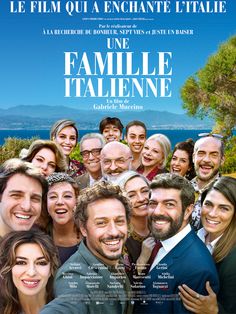 the movie poster for the film, une famille italiaine with many people