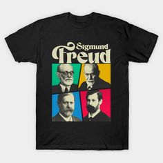 Sigmund Freud (|frɔɪd| Froyd,[2] German: [ˈziːkmʊnt ˈfʁɔʏ̯t]; born Sigismund Schlomo Freud; 6 May 1856 – 23 September 1939) was an Austrian neurologist and the founder of psychoanalysis, a clinical method for evaluating and treating pathologies explained as originating in conflicts in the psyche, through dialogue between a patient and a psychoanalyst.[3] -- Choose from our vast selection of Crewneck and V-Neck T-Shirts to match with your favorite design to make the perfect graphic T-Shirt. Pick Psychology Shirts, 23 September, White Tshirt, Vintage Tshirts, V Neck T Shirt, Graphic Tshirt, Tshirt Designs