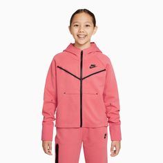 kids-nike-sportswear-tech-fleece-outfit-cz2570-894-cz2595-894 Tech Fleece Outfit, Hoodie Details, Fleece Outfit, Nike Sportswear Tech Fleece, Nike Tracksuit, Converse New, Adidas Tracksuit, Tops And Bottoms, Sea Coral