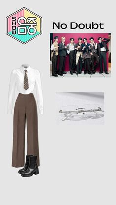 Enhypen No Doubt MusicCore performance outfit inspired No Doubt, Performance Outfit, Outfit Inspirations