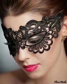 Olivia Mark - Lace Eye Mask Masquerade Costume Decoration Masked Woman, Masquerade Mask Black, Masquerade Mask Women, Black Masquerade, Lace Masquerade Masks, Venetian Masquerade Masks, Mascaras Halloween, Venetian Masquerade, Lace Mask