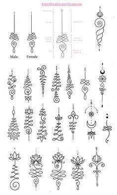 christmas tree ornaments are drawn in different styles and sizes, with the names on each side