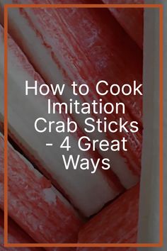 Check out our comprehensive guide showcasing 4 fantastic ways to cook imitation crab sticks! From scrumptious appetizers to mouth-watering main dishes, this guide will transform your imitation crab sticks into unforgettable culinary experiences. Egg White Protein, Meat Stick, Crab Stick, Tempura Batter, Seafood Salad, Fish And Meat, Buffalo Wings, Fresh Fish, Crab Meat