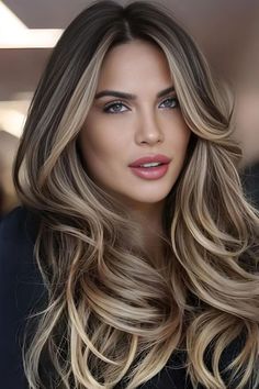 Face-Framing Light Blonde Highlights Blonde Lowlights, Long Hair Color, Honey Hair, Hair Makeover, Brown Blonde Hair, Spring Hairstyles, Hair Color Trends, Hair Color Ideas