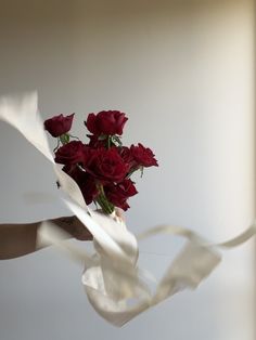 floral sculpture, still life. Auckland floral designer New Zealand, white and red floral arrangement, modern, wedding florist Auckland, Modern Wedding florals, Red rose bridal bouquet, flowing silk ribbon, modern bridal bouquet, en mass bridal bouquet, rose bridal bouquet, silk ribbon bridal bouquet Modern Floral Bouquets, Red Rose Wedding Florals, Bridal Bouquet Alternatives, All Red Bridal Bouquet, Simple Red Rose Bouquet, Simple Red Rose Wedding Bouquet, Small Red Flower Bouquet, Small Red Bouquet, Red Bouquet Flowers