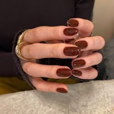 Brown Nail, Casual Nails, Brown Nails, Dream Nails, Funky Nails, Chic Nails, Gel Manicure, Nail Trends