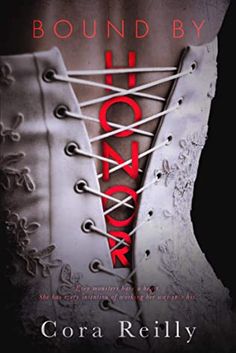 a book cover with an image of a corset on it