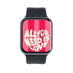 Apple Watch Wallpaper Valentines, Apple Watch Charms, Wallpaper Valentines Day, Watch Wallpaper Apple, Pink Apple Watch, Wallpaper Valentines, Watch Charms, Watch Background, Valentines Day Love