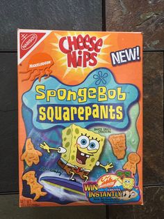 the spongebob squarepants game is on display