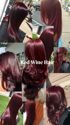 Red Wine Hair Color Black Women, Pinkish Burgundy Hair, Dark Brown And Maroon Hair, Red Violet Hair Color On Black Women, Dragon Fruit Hair Color, Black And Wine Hair, Cherry Cola Hair Black Women, Wine Red Highlights In Brown Hair, Red Hair Ideas Highlights