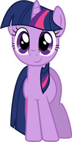 a pony with big eyes sitting down