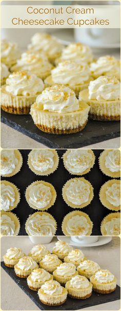 some cupcakes that are sitting on a table