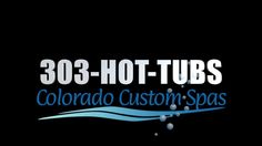 the logo for colorado custom spas, which is located at 3003 hot - tubs