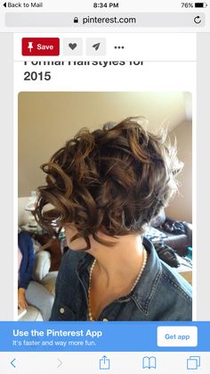 Formal Hairstyles For Short Hair, Short Curly Haircuts, Short Curly Bob, Haircuts For Curly Hair, Short Wavy Hair, Very Short Hair, Curly Bob Hairstyles