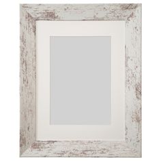 an old wooden frame with white paint